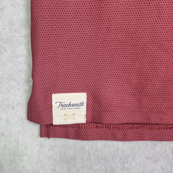 Tracksmith Van Cortlandt Singlet Mesh Tank Top Women's M Maroon Pink Running - Picture 4 of 14